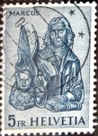 Stamps : Europe : Switzerland :  Intercambio 0,20 usd 5 fr. 1961