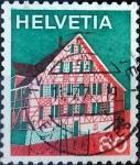 Stamps Switzerland -  Intercambio 0,25 usd 80 cent. 1973