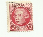 Stamps : Europe : Spain :  REPUBLICA ESPAÑOLA - Jovellanos