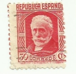 Stamps Spain -  REPUBLICA ESPAÑOLA - Pablo Iglesias