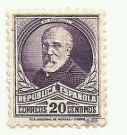 Stamps Spain -  REPUBLICA ESPAÑOLA - Fco. Pi i Margall