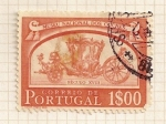 Stamps : Europe : Portugal :  Museo nacional de carruajes, Carroza siglo XVIII