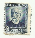 Stamps : Europe : Spain :  REPUBLICA ESPAÑOLA - Nicolas Salmeron