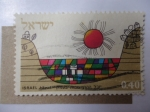Stamps Israel -  Tubilee of Settlement in the Emeg - (Mi/Is:517)
