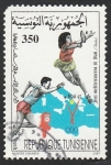 Stamps Tunisia -  Juegos del Mediterráneo, en Bari