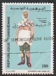 Stamps Tunisia -  Traje típico de caballero Sliba