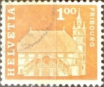 Stamps Switzerland -  Intercambio 0,20 usd 1,00 fr. 1960