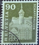 Stamps Switzerland -  Intercambio 0,20 usd 90 cent. 1960