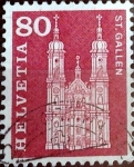 Stamps Switzerland -  Intercambio 0,20 usd 80 cent. 1960