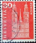 Stamps Switzerland -  Intercambio 0,20 usd 30 cent. 1960