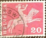 Stamps Switzerland -  Intercambio 0,20 usd 20 cent. 1960