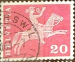 Stamps : Europe : Switzerland :  Intercambio 0,20 usd 20 cent. 1960