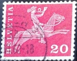 Stamps Switzerland -  Intercambio 0,20 usd 20 cent. 1960