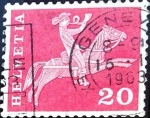 Sellos de Europa - Suiza -  Intercambio 0,20 usd 20 cent. 1960