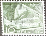 Stamps : Europe : Switzerland :  Intercambio 0,20 usd 10 cent. 1949