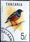 Stamps : Europe : Tanzania :  Intercambio 0,90 usd 5 sh. 1992