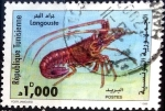 Stamps : Africa : Tunisia :  Intercambio 1,10 usd 1000 m. 1998