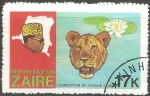 Stamps : Africa : Republic_of_the_Congo :  Zaire-leon