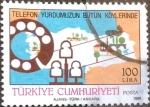 Sellos del Mundo : Asia : Turqua : Intercambio 0,20 usd 100 l. 1988