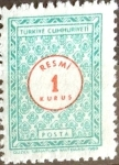 Stamps Turkey -  Intercambio 0,20 usd 1 k. 1969