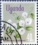 Stamps : Africa : Uganda :  Intercambio 0,20 usd  40 cent. 1969