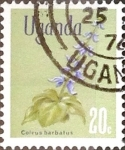 Stamps Uganda -  Intercambio 0,20 usd  20 cent. 1969