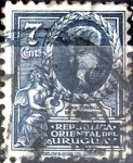 Sellos de America - Uruguay -  Intercambio 0,20 usd  7 cent. 1933