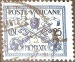 Sellos del Mundo : Europa : Vaticano : Intercambio 0,45 usd 25 cent. 1929