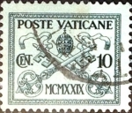 Stamps Vatican City -  Intercambio 0,30 usd 10 cent. 1929