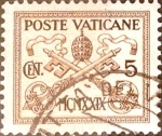 Stamps Vatican City -  Intercambio 0,25 usd 5 cent. 1929