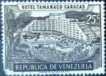 Stamps : America : Venezuela :  Intercambio 0,20 usd 25 cent. 1957