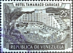 Stamps : America : Venezuela :  Intercambio 0,20 usd 25 cent. 1957