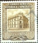 Stamps Venezuela -  Intercambio 0,20 usd 10 cent. 1955