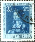 Stamps Venezuela -  Intercambio dm1g3 0,20 usd 20 cent. 1951