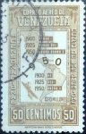 Stamps : America : Venezuela :  Intercambio 0,20 usd 50 cent. 1950