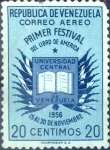 Stamps Venezuela -  Intercambio 0,20 usd 20 cent. 1956