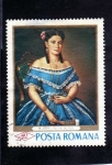 Stamps Romania -  pintura