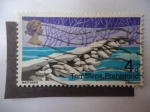 Stamps United Kingdom -  Pasos Prehistoricos - Tarr Steps Prehistoric.