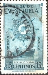 Stamps : America : Venezuela :  Intercambio 0,25 usd 45 cent. 1948