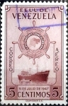 Stamps : America : Venezuela :  Intercambio 0,20 usd 5 cent. 1952