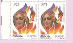 Stamps Spain -  EUROPA - Fiestas Populares - Hogueras de San Juan
