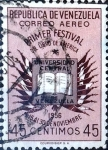 Stamps Venezuela -  Intercambio 0,20 usd 45 cent. 1957