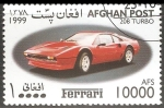 Stamps : Asia : Afghanistan :  Ferrari turbo 