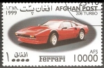 Sellos del Mundo : Asia : Afganistn : Ferrari turbo 