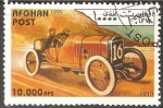 Stamps Afghanistan -  Coche de corrida 1913