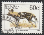 Stamps South Africa -  Lycaon pictus