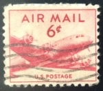 Stamps United States -  DC-4 Skymaster