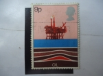Stamps United Kingdom -  OIL - Recursos Energéticos.