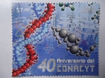 Sellos de America - M�xico -  40 Aniversario del Concejo nacional de Ciencia y tecnología - Conacyt.