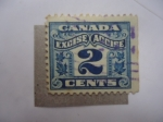 Stamps : America : Canada :  Cifras - Excese-Accise - 2 Cent.